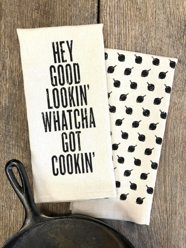 Hey Good Lookin' Tea Towel