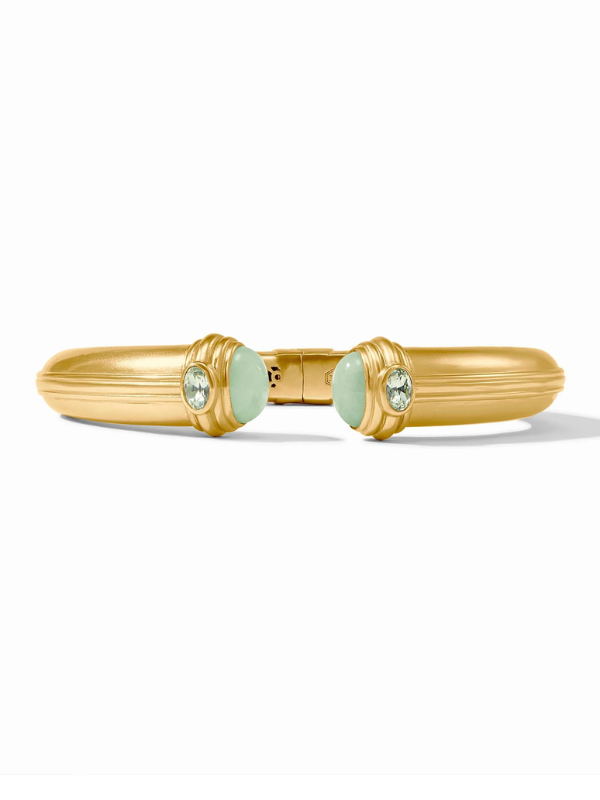 Aqua Jade Portofino Gold Cuff by Julie Vos