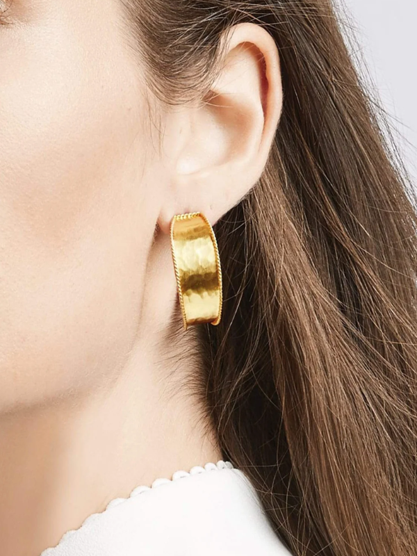 Savoy Gold Hoops by Julie Vos