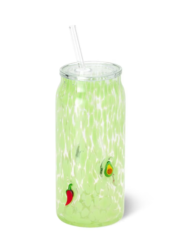 Taco Night Charm Glass 23oz