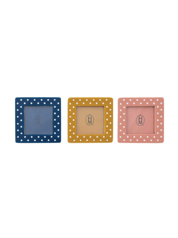 Resin Mini Polka Dot Magnetic Frame