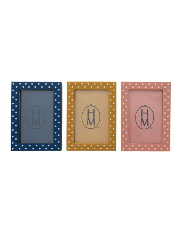 Resin Polka Dot Frame