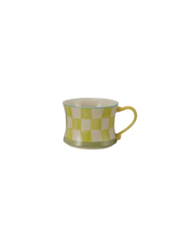 Stoneware Mug With Patterns