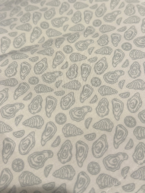 Harbor Stretch Lined Seawash™ Trunk-Oysters & Lemons in Light Gray By Southern Marsh