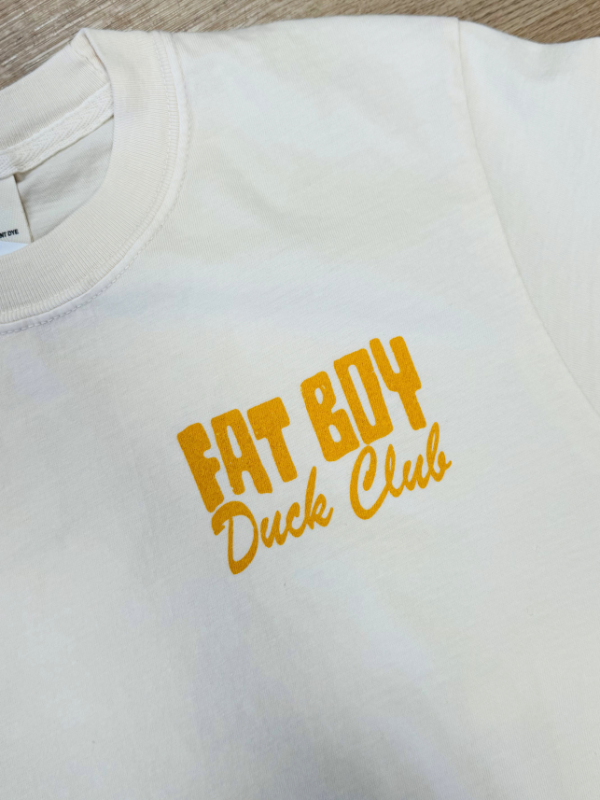 Fat Boy Duck Club Classic Tee in Ivory