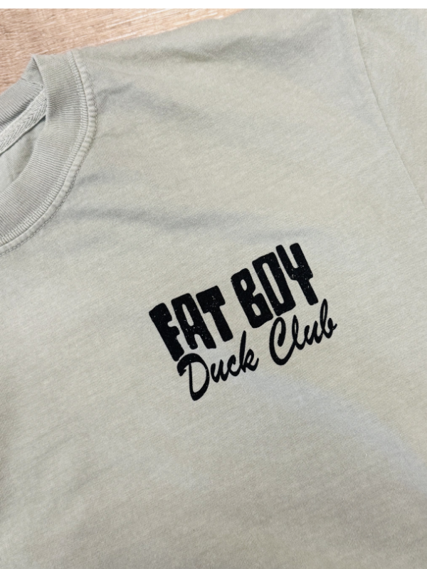 Fat Boy Duck Club Jon Boat Tee in Sandstone