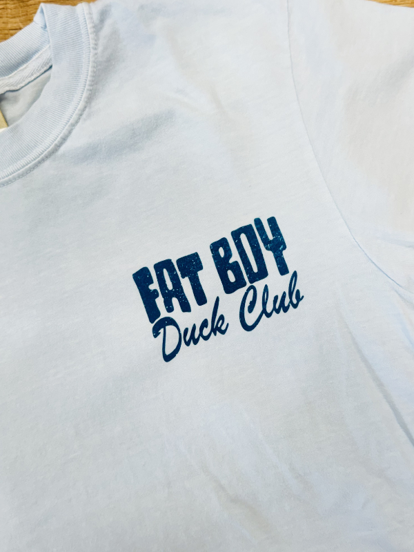 Fat Boy Duck Club Boating Tee in Chambray