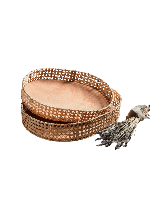 Cane Trays By Mudpie