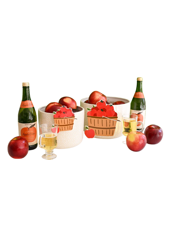 Basket of Apples Mini Attachment by Happy Everything