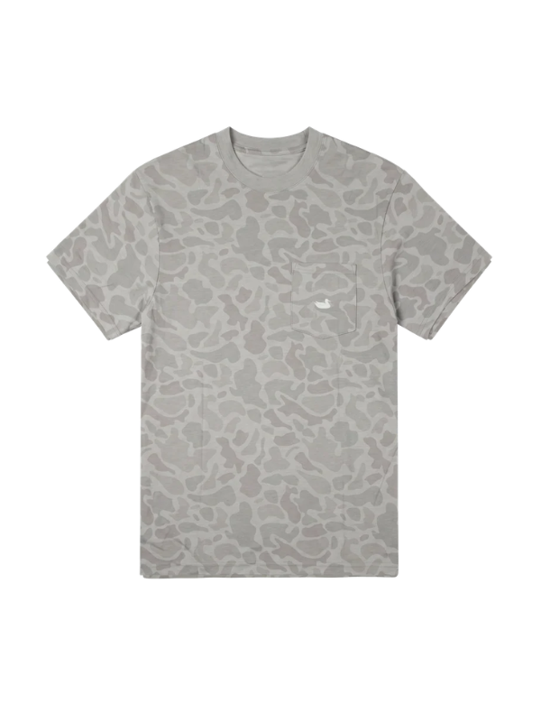 Branding - 08 Duck -SEAWASH Branding Tee in Light Gray Camo by Southern Marsh