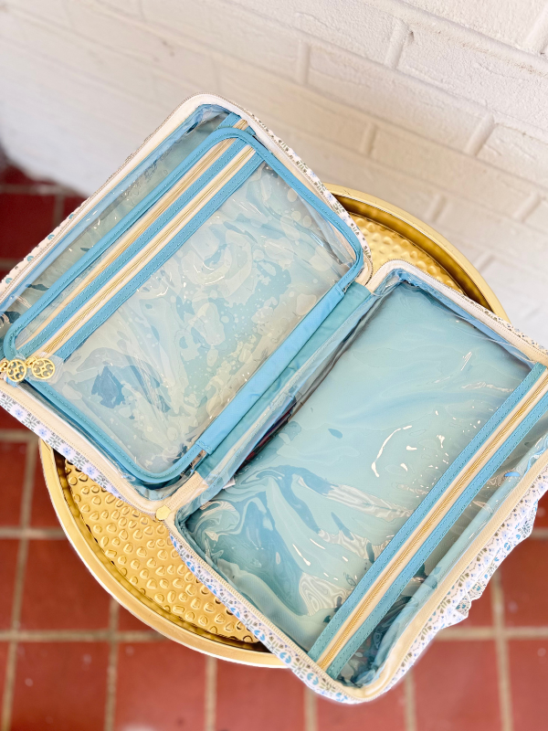 Take Two in Blue Toiletry Bag