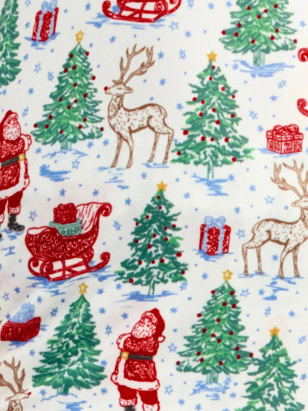 Tidings & Toile Baby Pajama Onesie By Mary Square