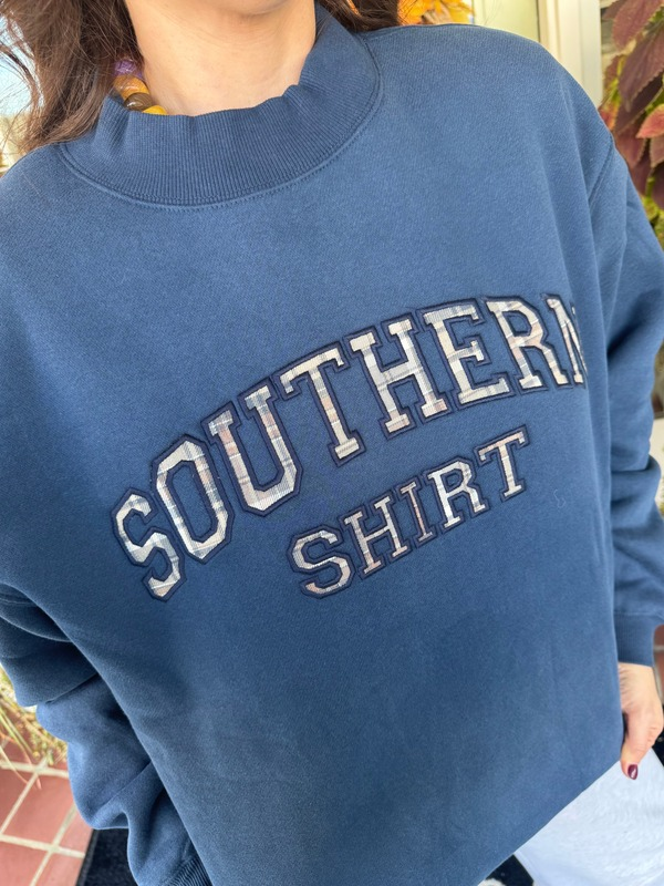 The Getaway Sweatshirt in Nightfall Blue By Southern Shirt Co. (S-L)