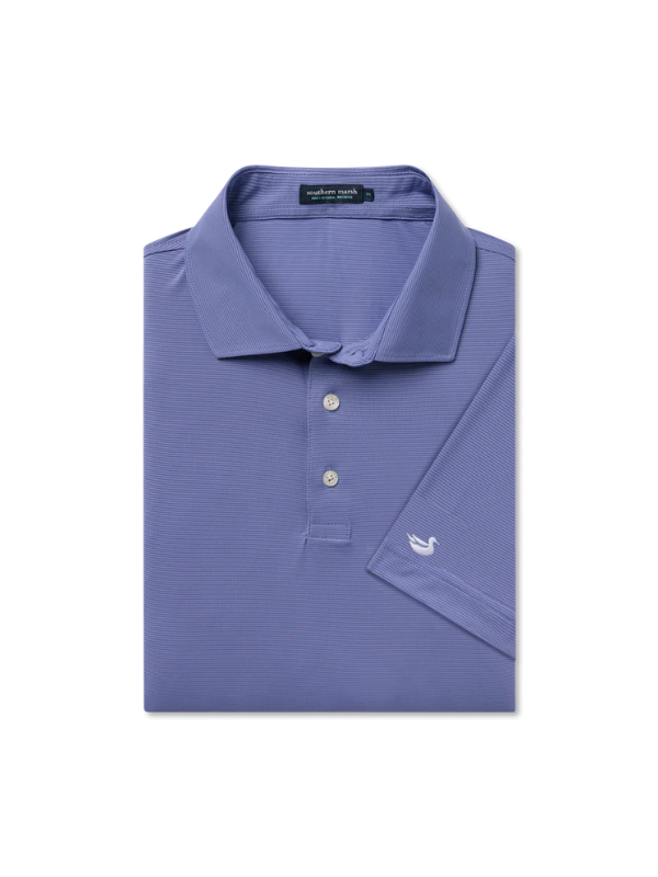 Santa Clara Performance Polo in Mountain Purple by Southern Marsh