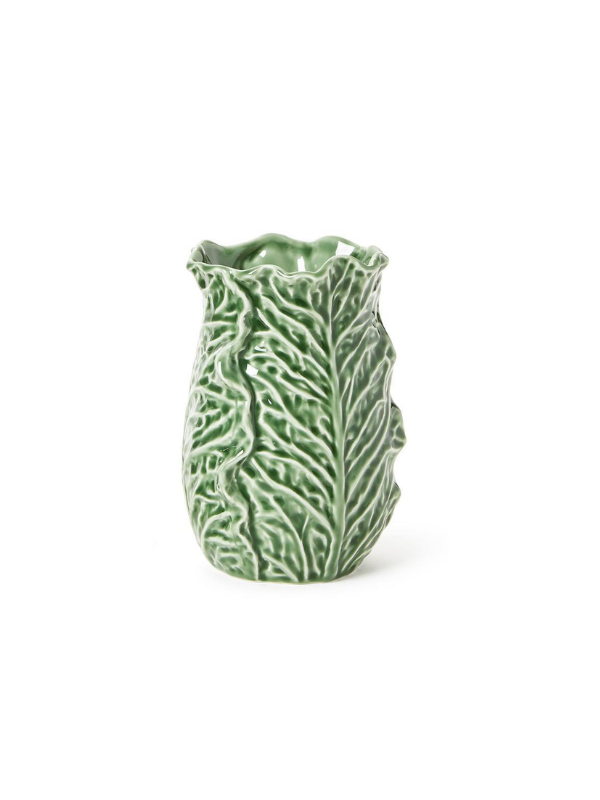 Emilee Miettunen & Logan Depappa-Small Cruciferous Leaf Textured Vase