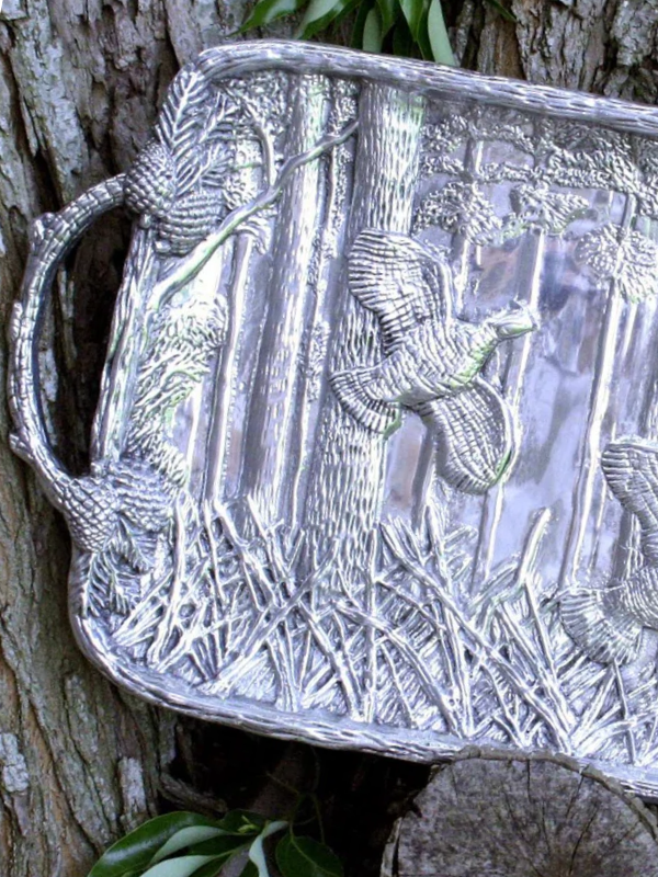 Forest Quail Tray by Beatriz Ball