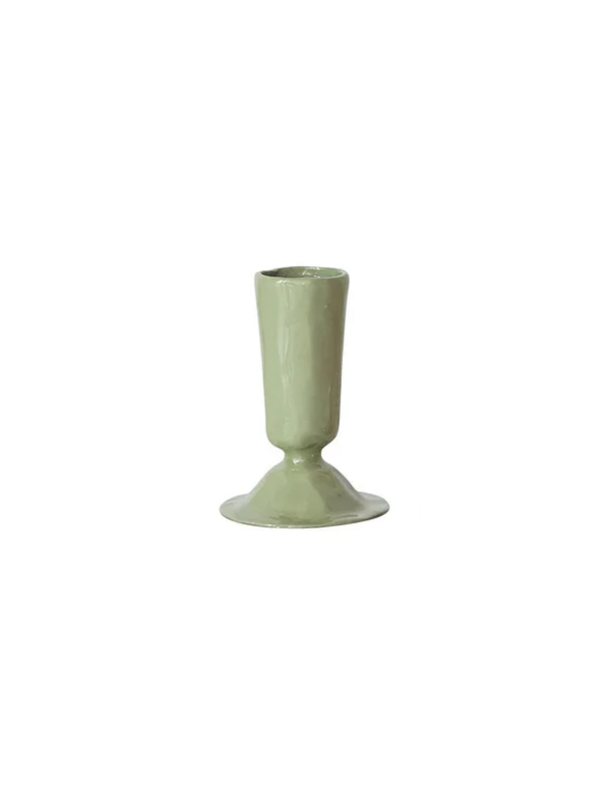 RESERVED for Ayla Lonaker & Landyn Lucas Wedding Registry - Green Tapered Candle Holder
