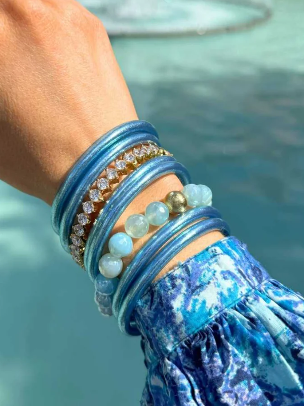 BuDhaGirl Mélange Beaded Bracelet in Foam