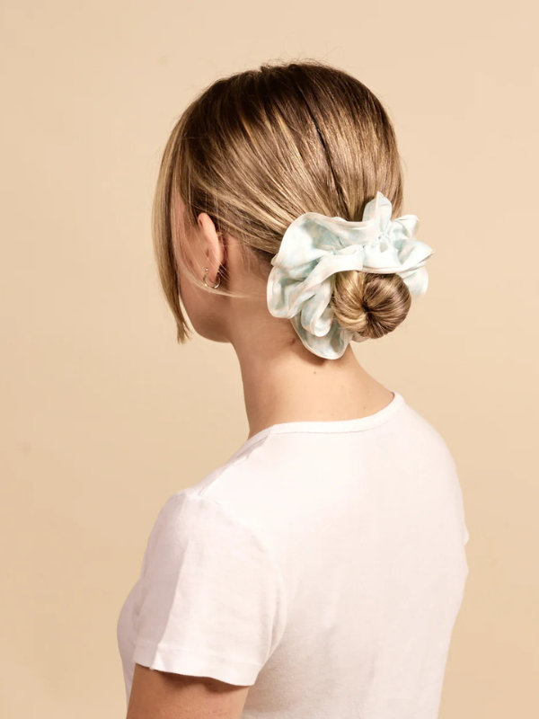 Something Blue Ruffle Up Scrunchie