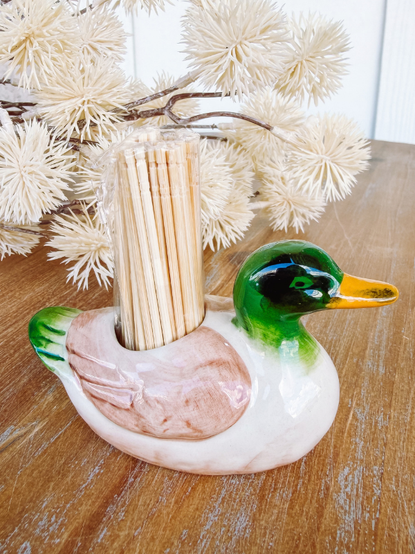Mary Helen Coble & Trent Burgamy-Mallard-Retreat Toothpick Holders