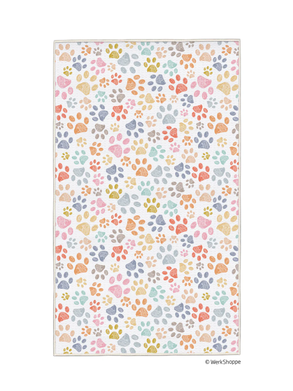 Paw Prints Pet Drying Towel