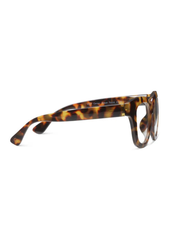 Center Stage Tortoise Progressive Reading Glasses By Peepers