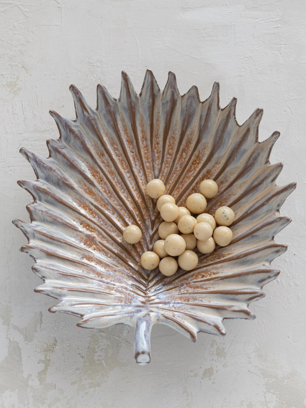 Palm Frond Shaped Bowl