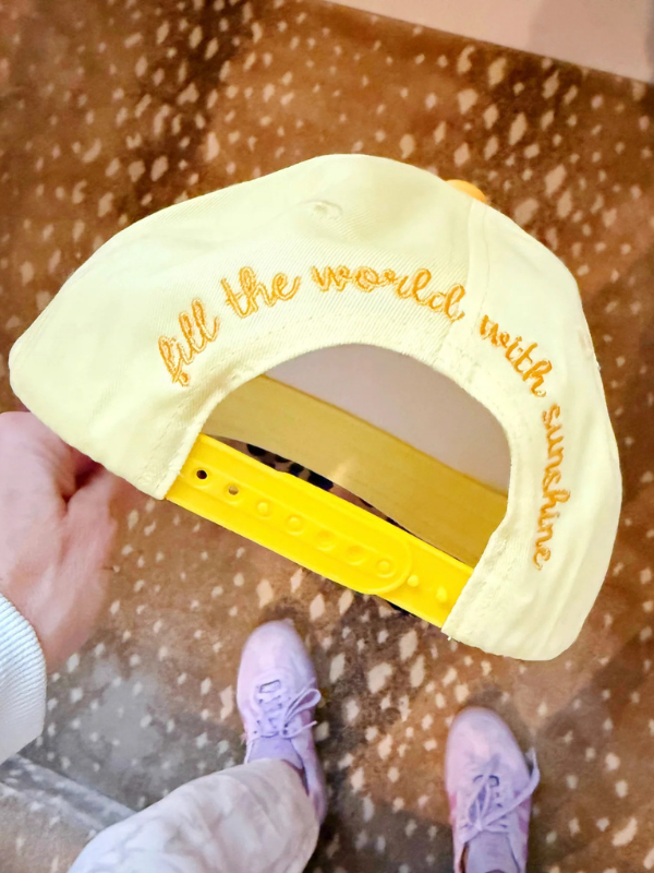Fill the World with Sunshine Yellow Smiley Hat