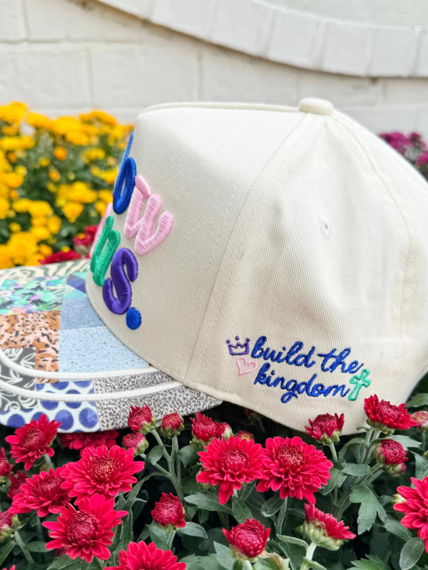 Follow Jesus Colorful Pattern Brim Hat