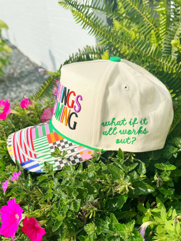 Good Things Are Coming Colorful Hat