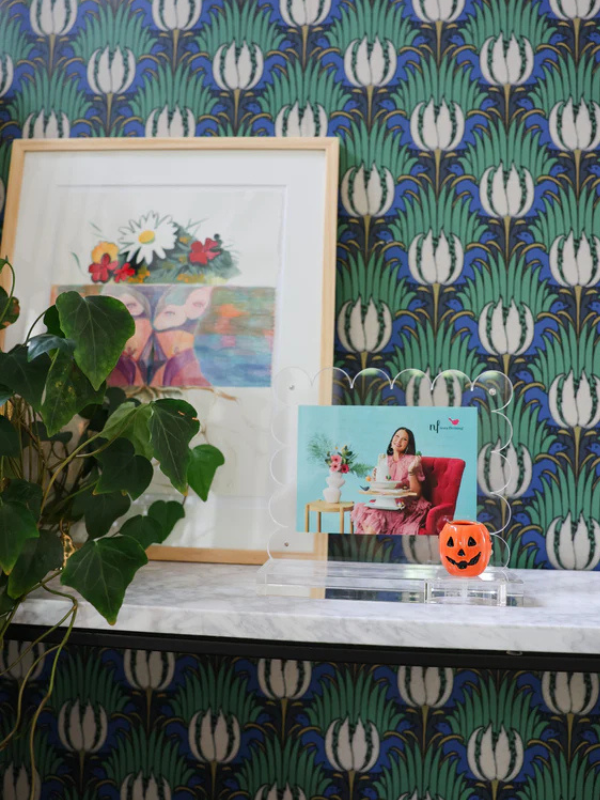 Clearly A-Nora-ble Scalloped Acrylic Frame By Nora Fleming