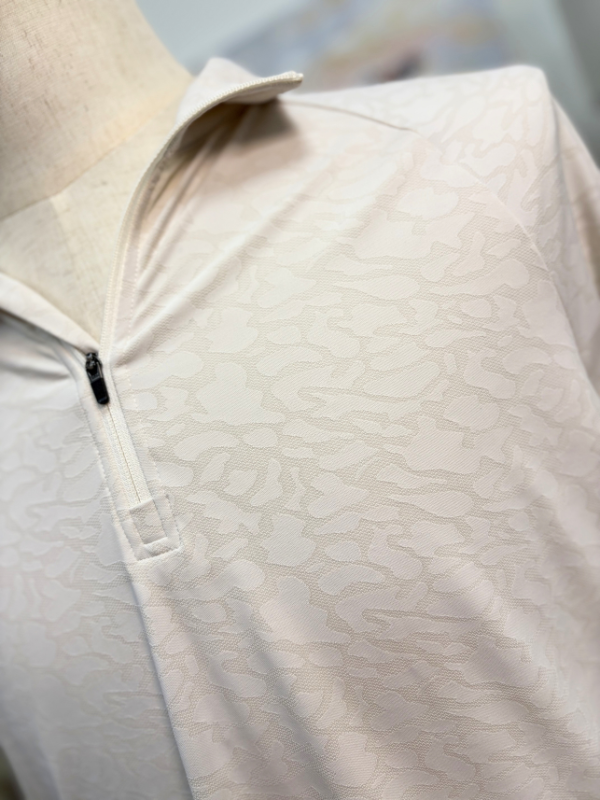 Sagaponack Performance Quarterzip in White Camo By Southern Marsh