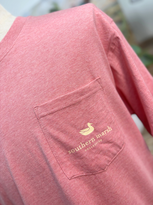 Bandana Best Friend Tee in Washed Rhubarb By Southern Marsh