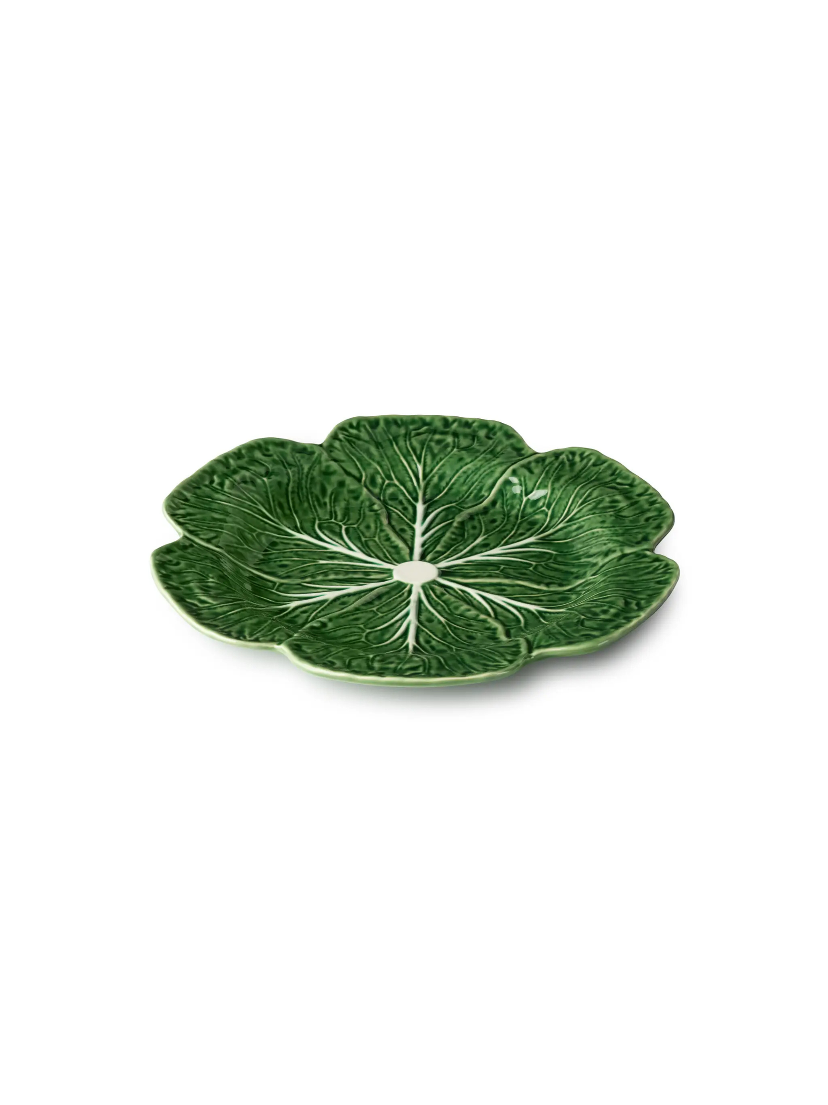 Le Jardin Cabbage 3-D 13in Round Platter