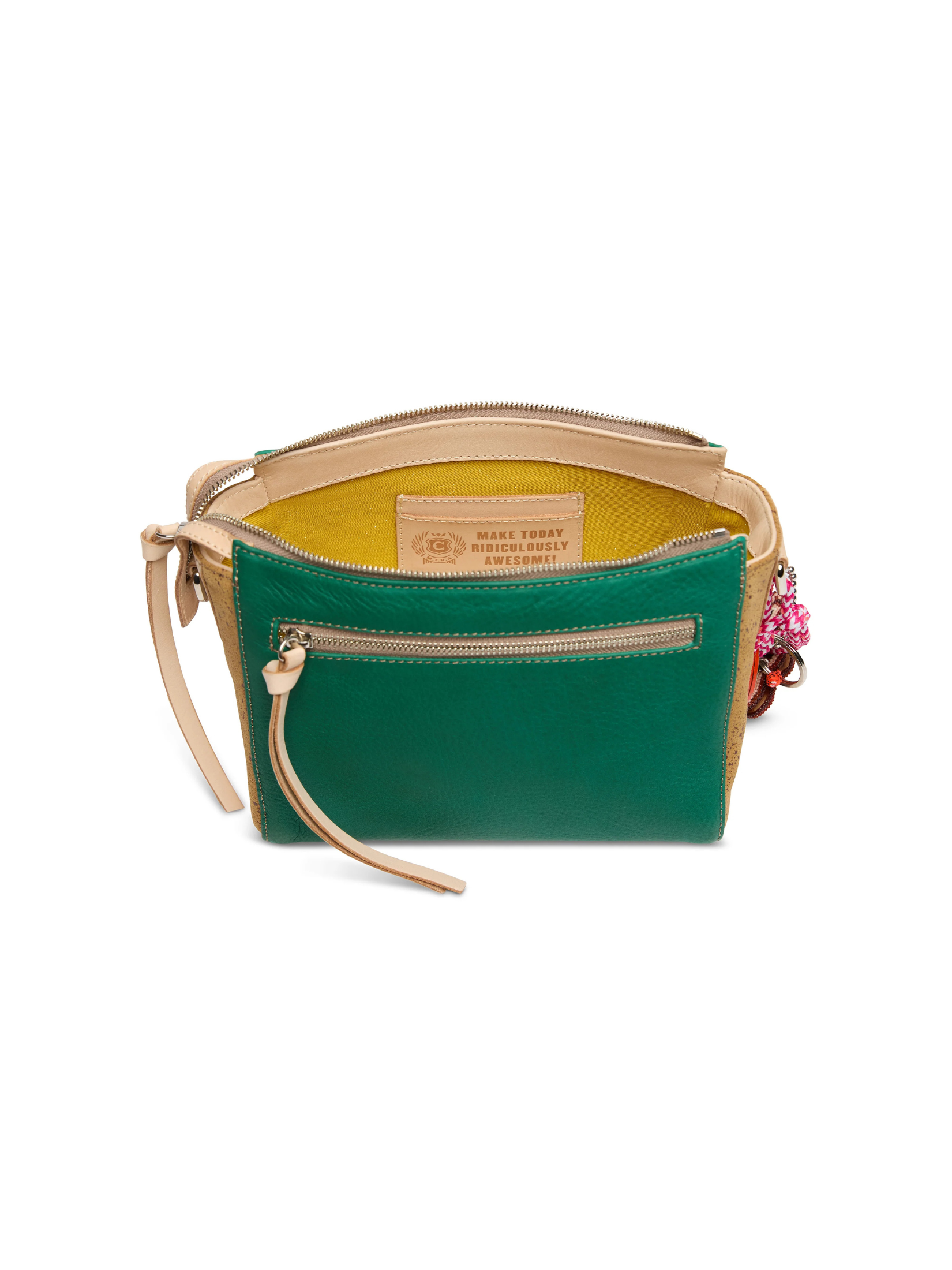 Teal Green City Bag By Consuela