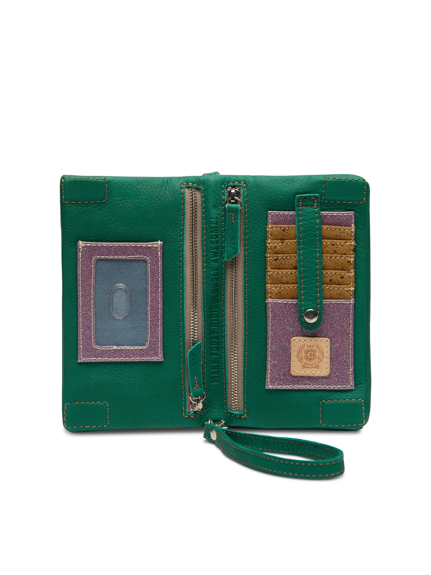 Teal Green Uptown Crossbody By Consuela