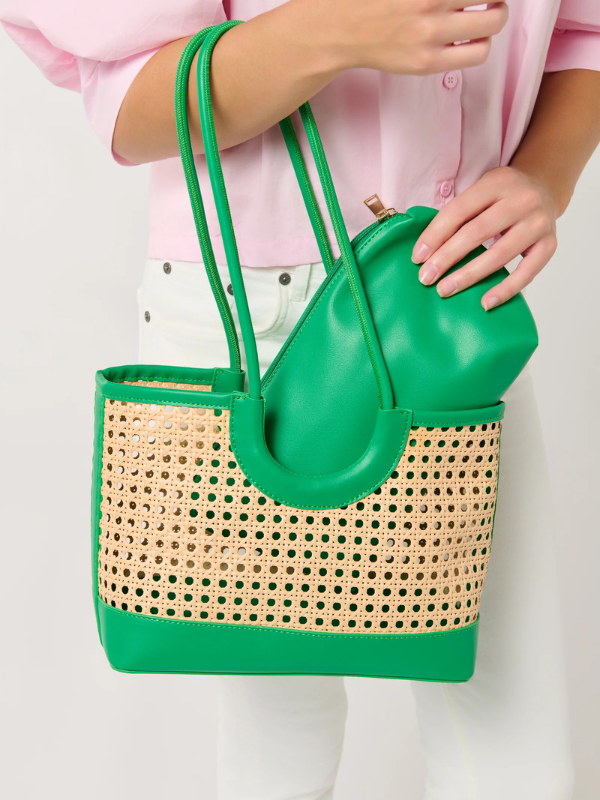 Lyra Green Mini Tote