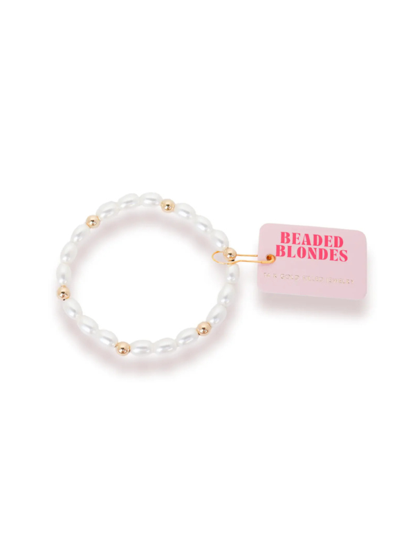 Extended Stacy Pearl Beaded Bracelet