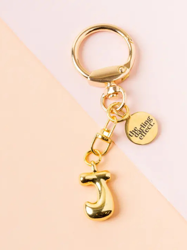 Bubble Letter Keychain Bag Charm