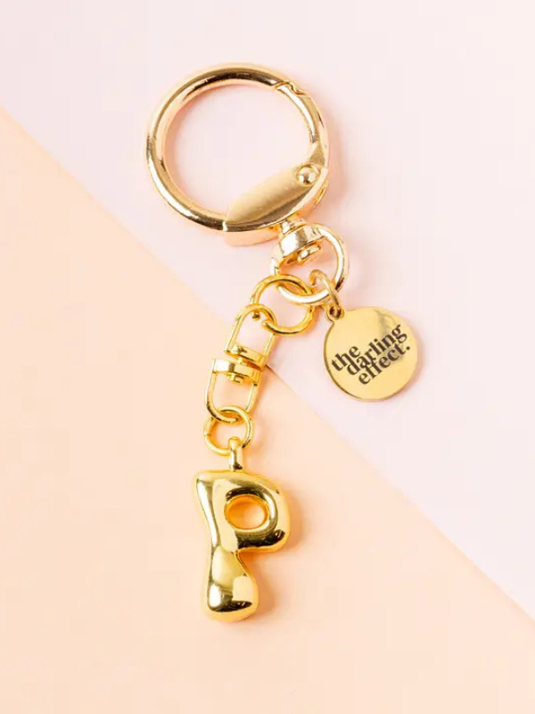Bubble Letter Keychain Bag Charm