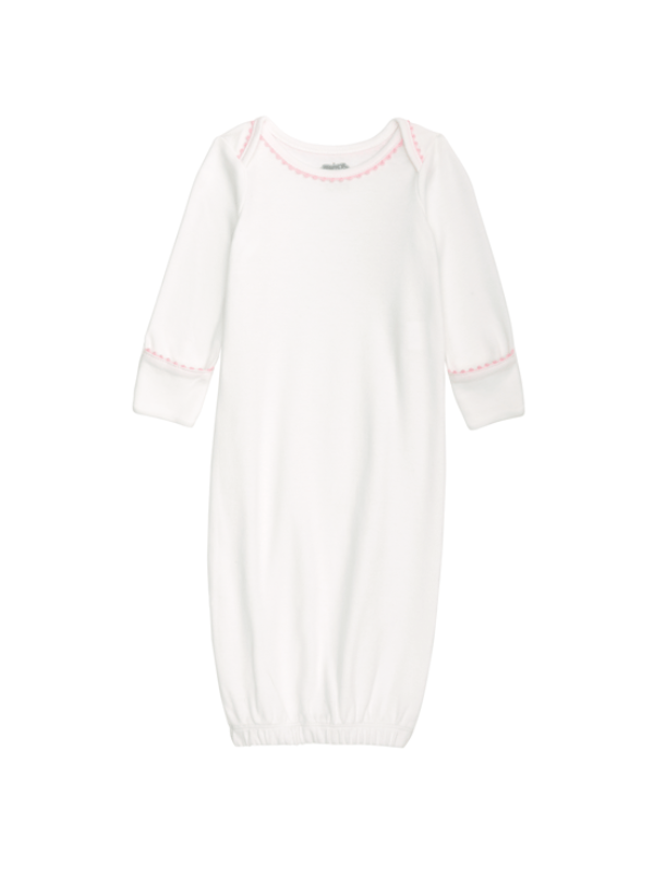 Pink Interlock Gown By Mudpie