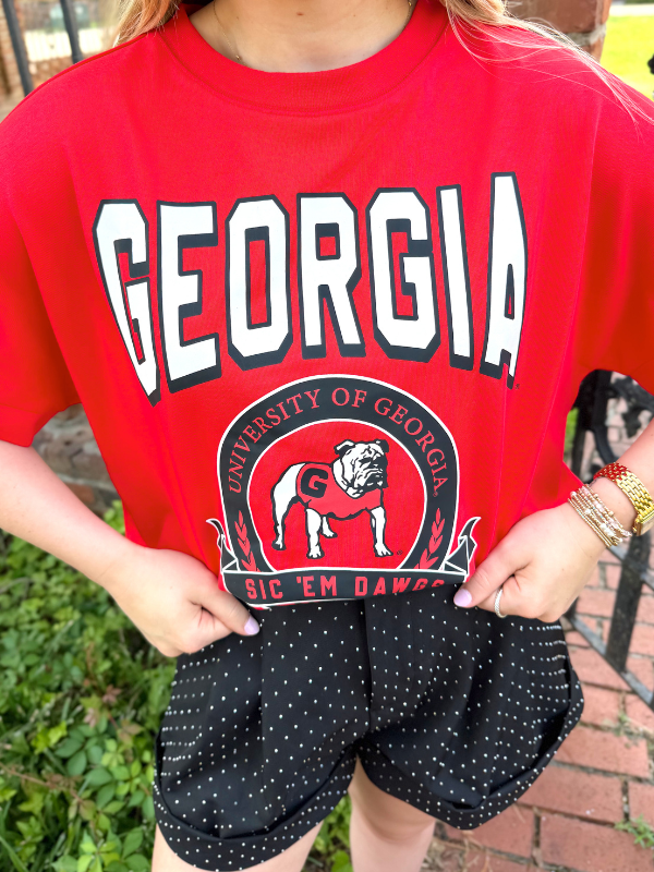 The Georgia Crest Dolman Tee By Stewart Simmons (S-3X)