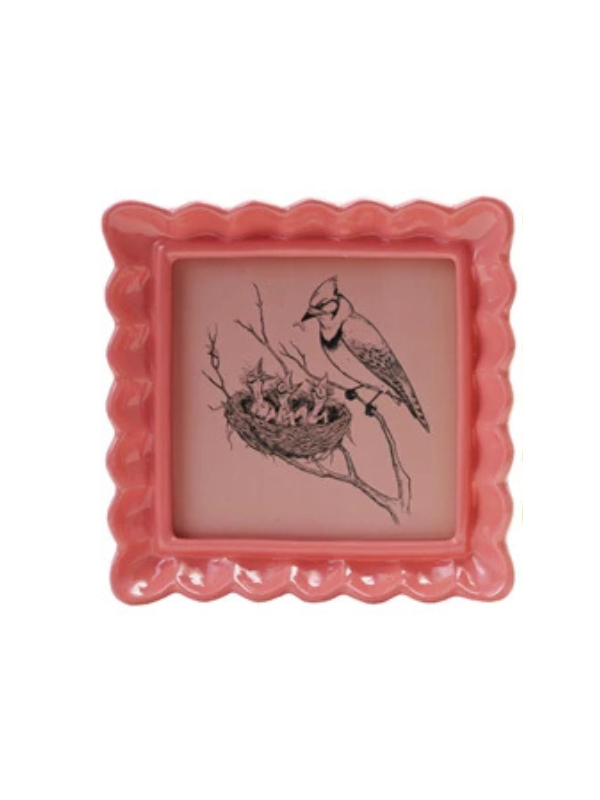 Resin Ruffled Photo 4x4 Frame