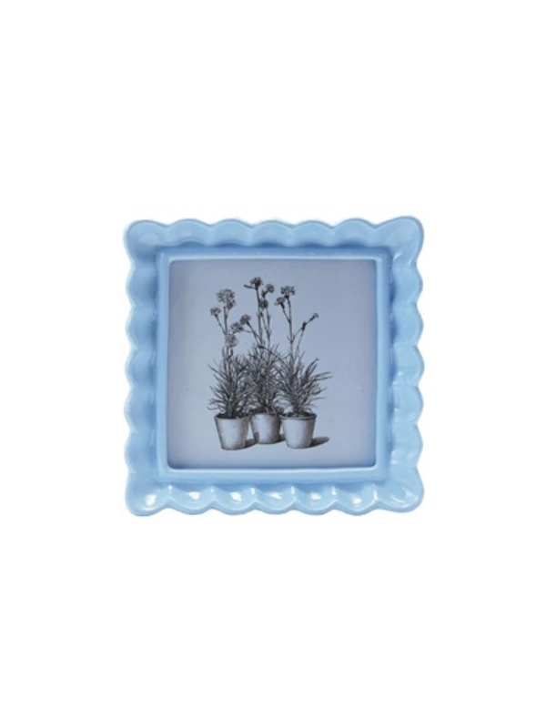 Resin Ruffled Photo 4x4 Frame