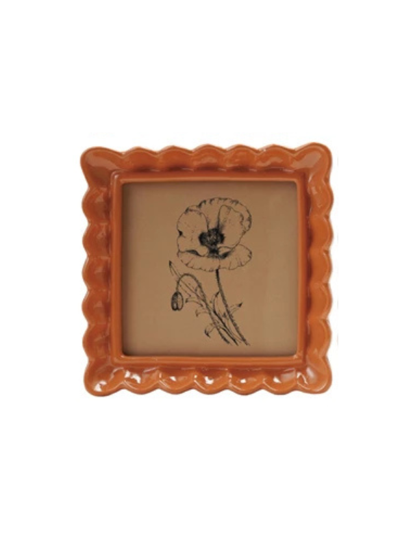 Resin Ruffled Photo 4x4 Frame