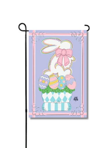 easter bunny yard flag