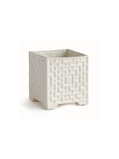 small White Mazie Pot 