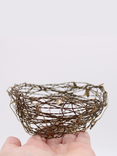 Decorative wire nest decor