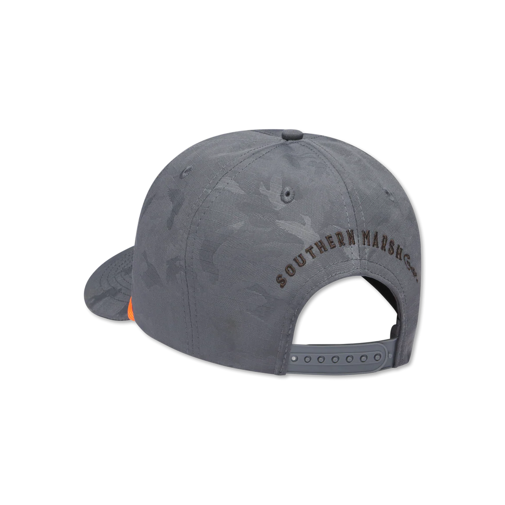 YOUTH Sabine Duck Camo Rope Hat in Dark Gray by Southern Marsh