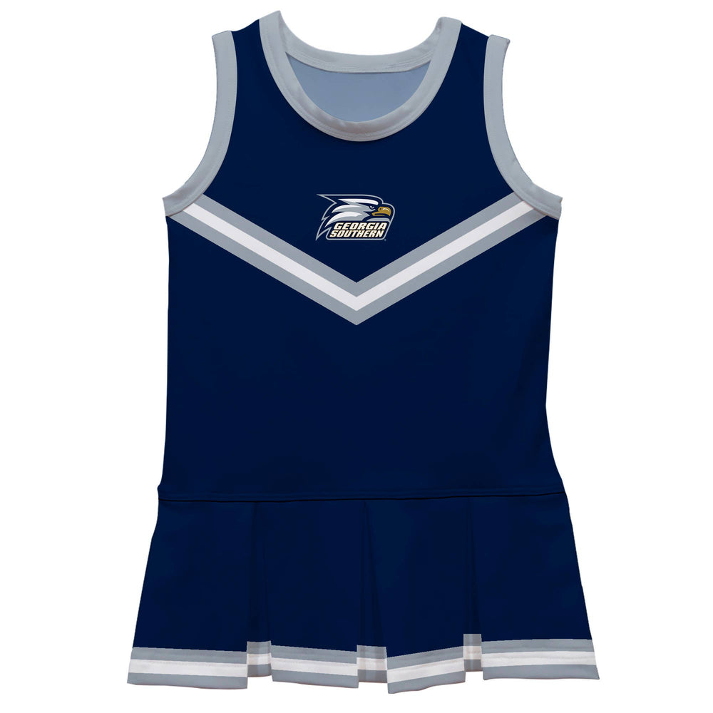 Georgia Southern Eagles Navy Sleeveless Cheerleader Dress